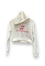 WHITE MINI HOODIE FOR WOMEN