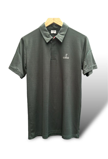 ZAP SOLID GREEN POLO T-SHIRT