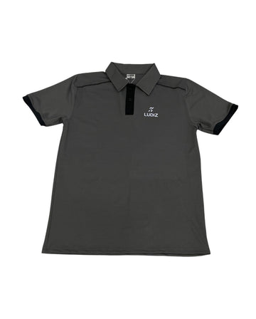 CHARCOAL GREY POLO T-SHIRT